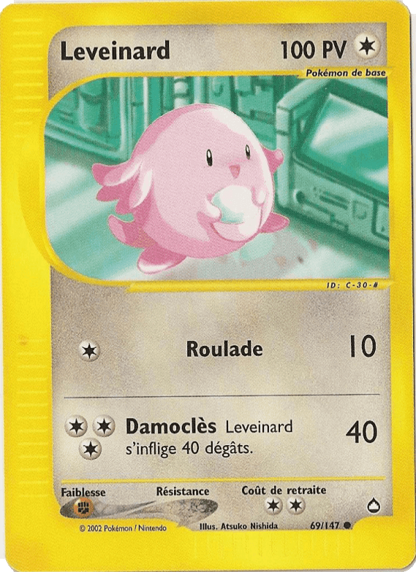 Leveinard, carte 69 de Aquapolis