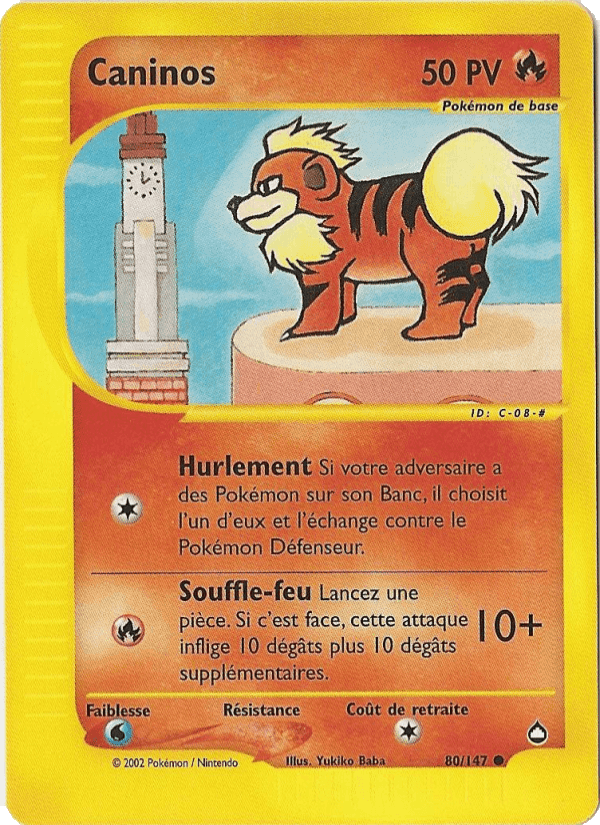 Caninos, carta 80 de Aquapolis