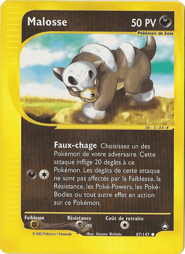 Malosse, carte 87 de Aquapolis