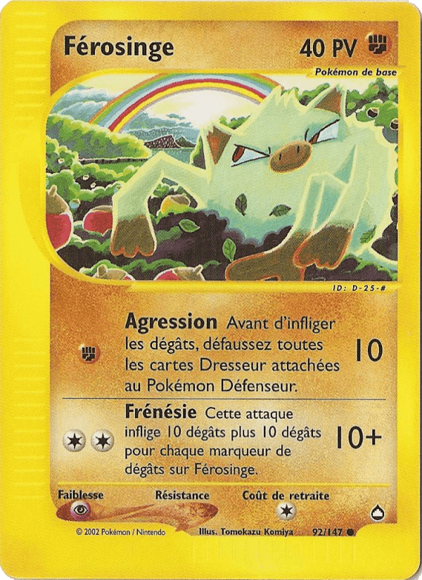 Férosinge, carte 92 de Aquapolis