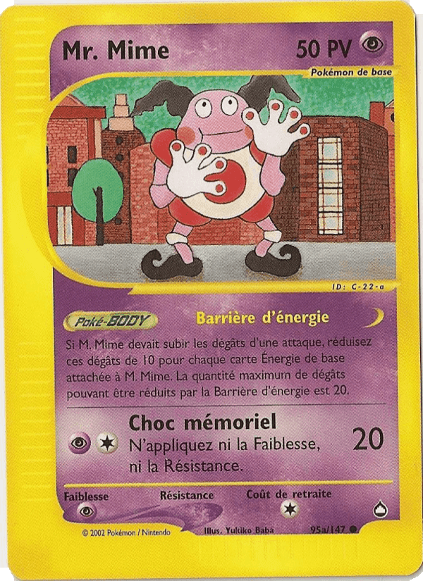 M.Mime, carta 95a de Aquapolis
