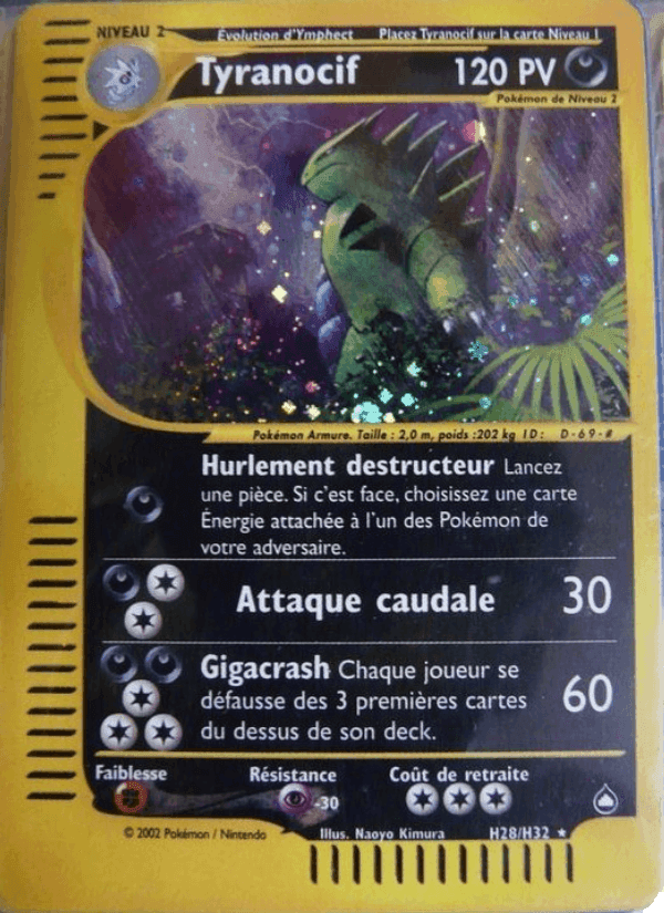 Tyranocif, carte H28 de Aquapolis