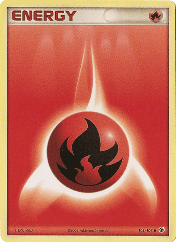 Énergie Feu, carte 108 de EX Rubis & Saphir