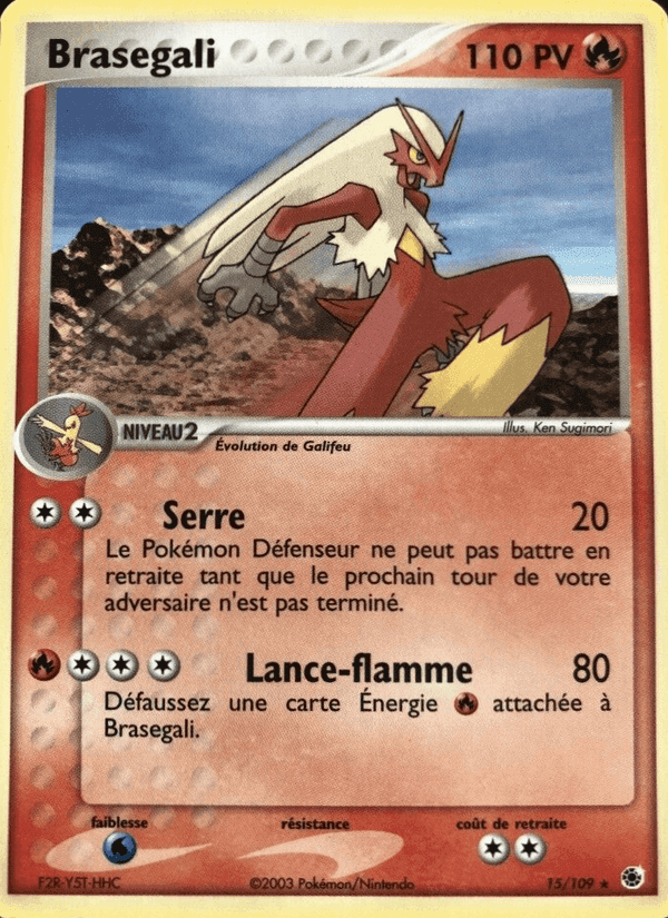 Braségali, carte 15 de EX Rubis & Saphir