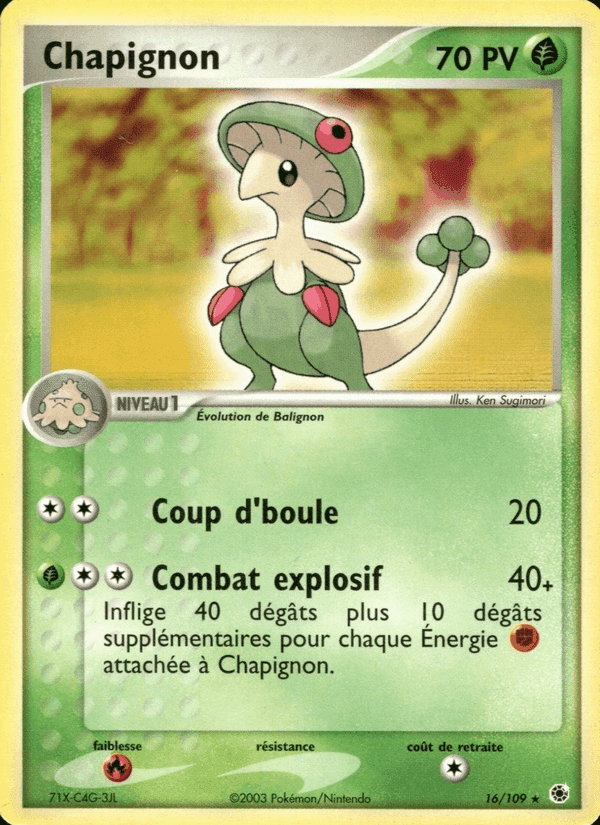 Chapignon, carte 16 de EX Rubis & Saphir