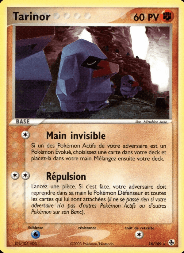 Tarinor, carte 18 de EX Rubis & Saphir