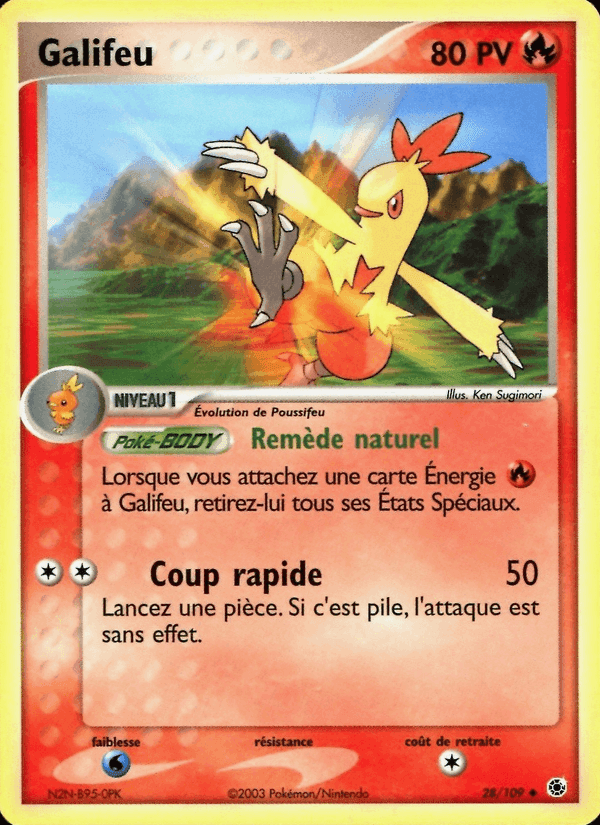 Galifeu, carte 28 de EX Rubis & Saphir