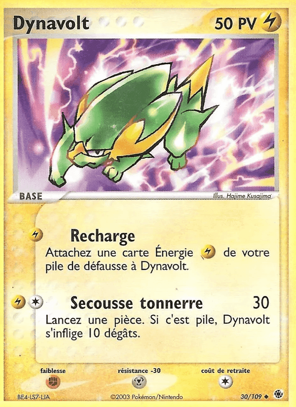 Dynavolt, carte 30 de EX Rubis & Saphir