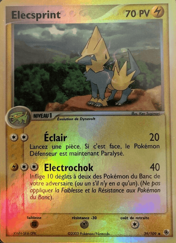 Élecsprint, carta 39 di EX Rubis & Saphir