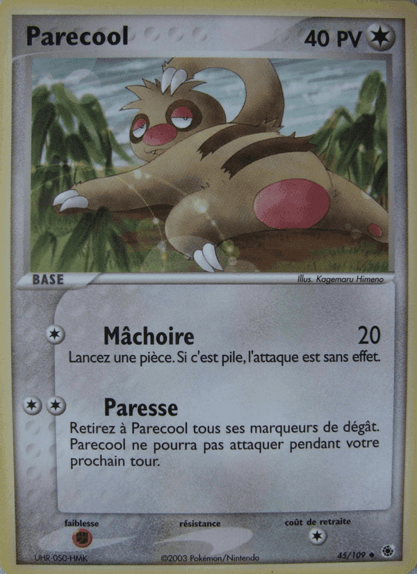 Parecool, carte 45 de EX Rubis & Saphir