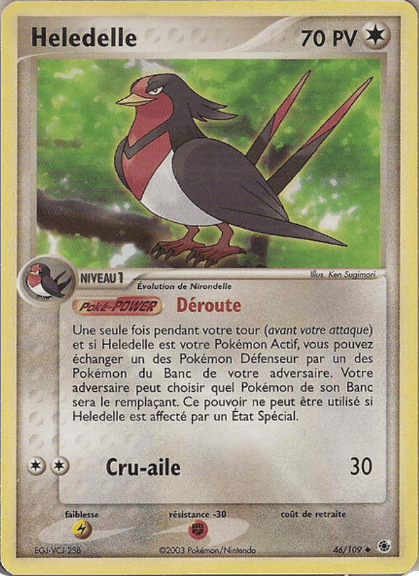 Hélédelle, carte 46 de EX Rubis & Saphir