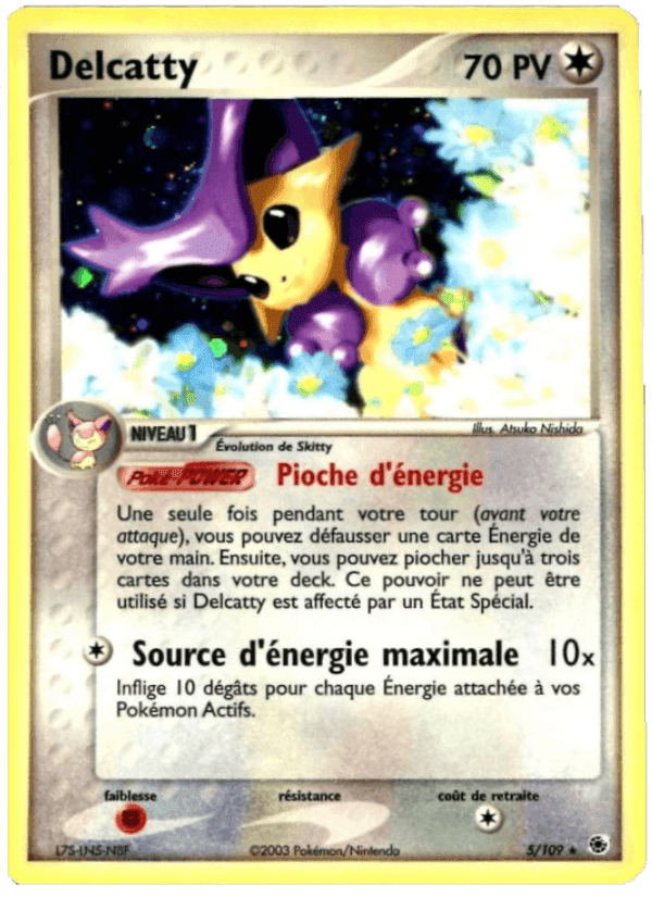 Delcatty, carte 5 de EX Rubis & Saphir