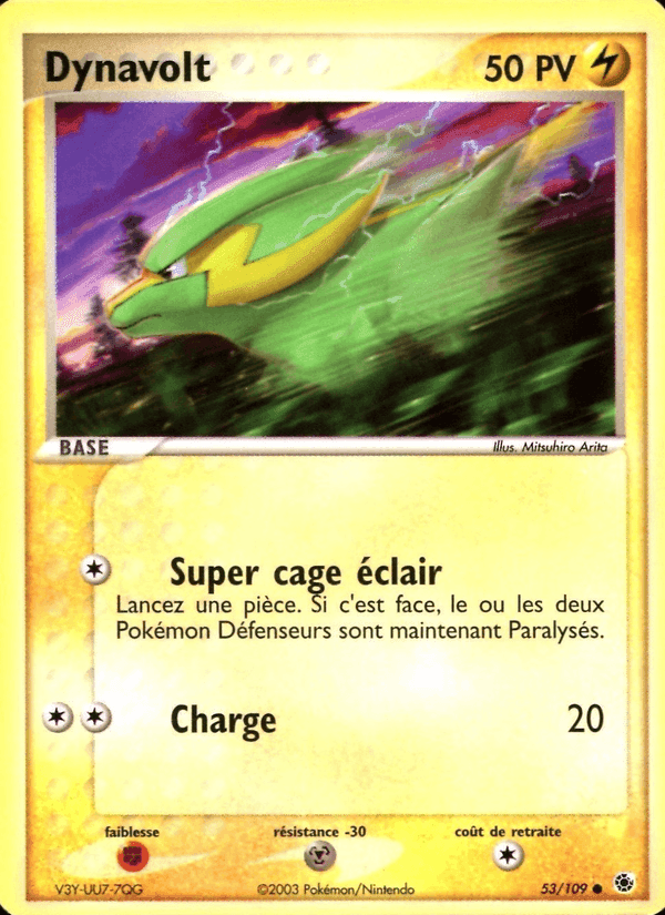 Dynavolt, carte 53 de EX Rubis & Saphir