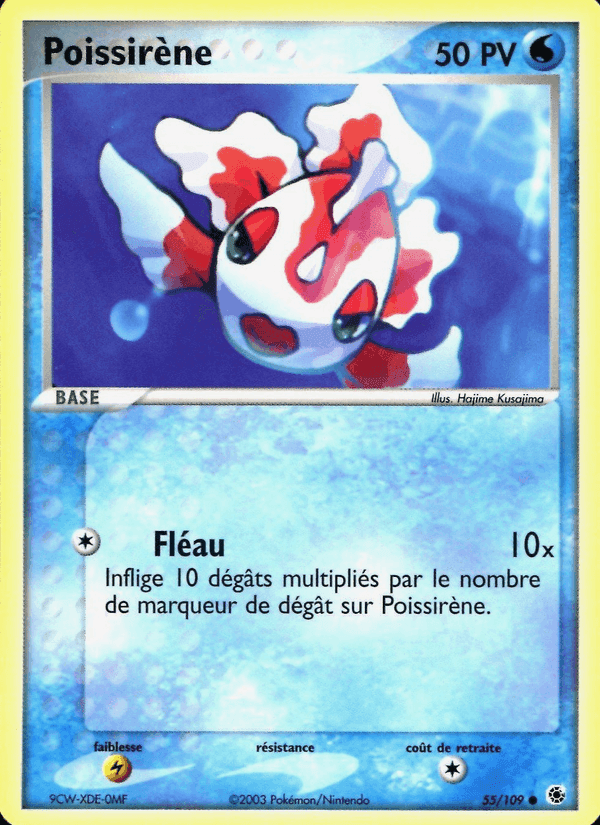 Poissirène, carta 55 di EX Rubis & Saphir