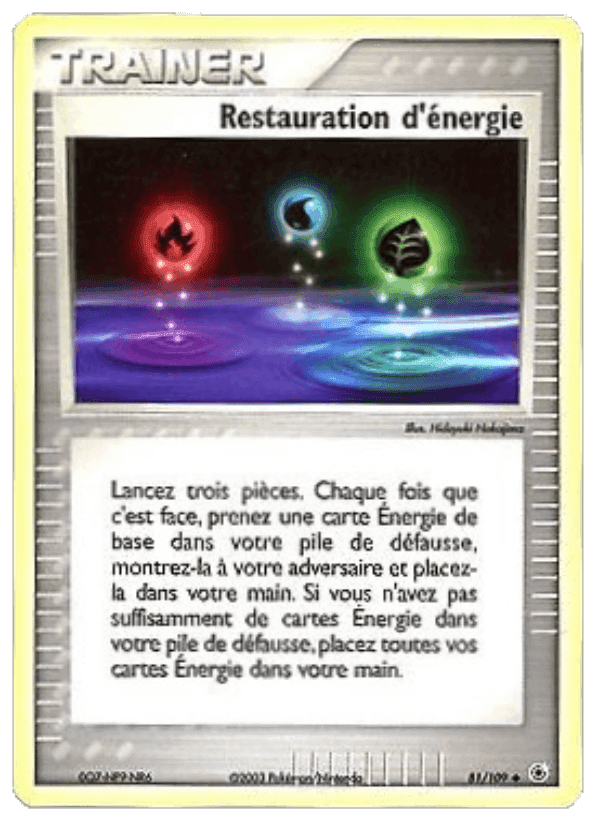 Restauration d'énergie, carte 81 de EX Rubis & Saphir