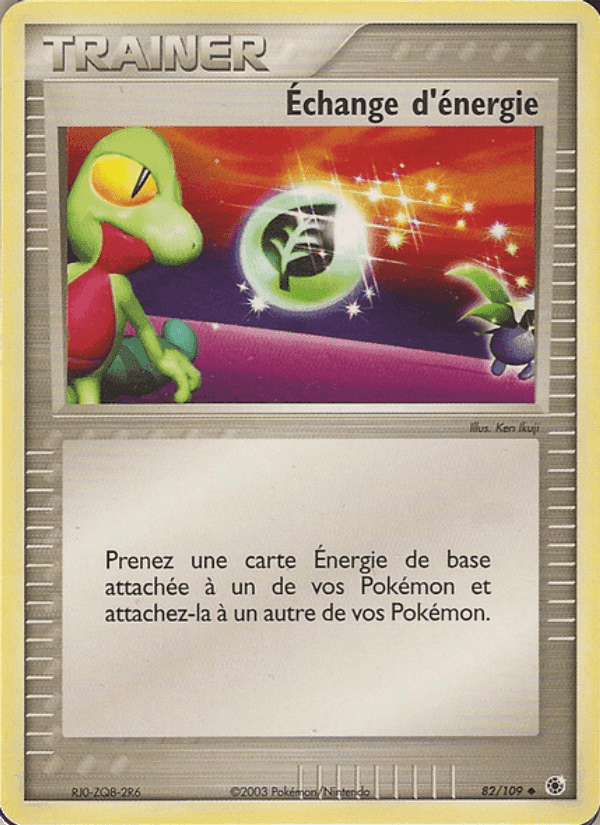 Échange d'énergie, carte 82 de EX Rubis & Saphir