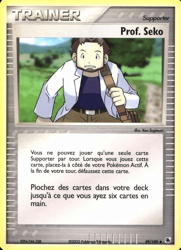 Prof. Seko, carte 89 de EX Rubis & Saphir