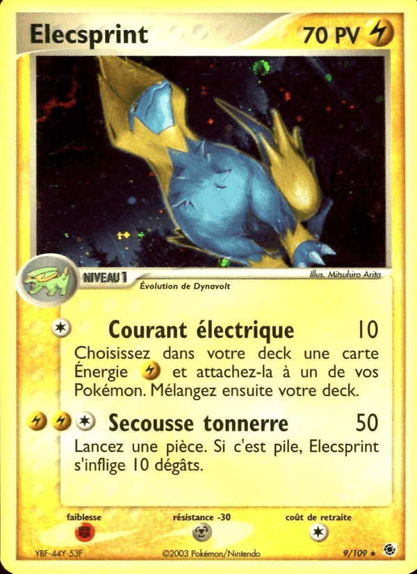 Élecsprint, carte 9 de EX Rubis & Saphir