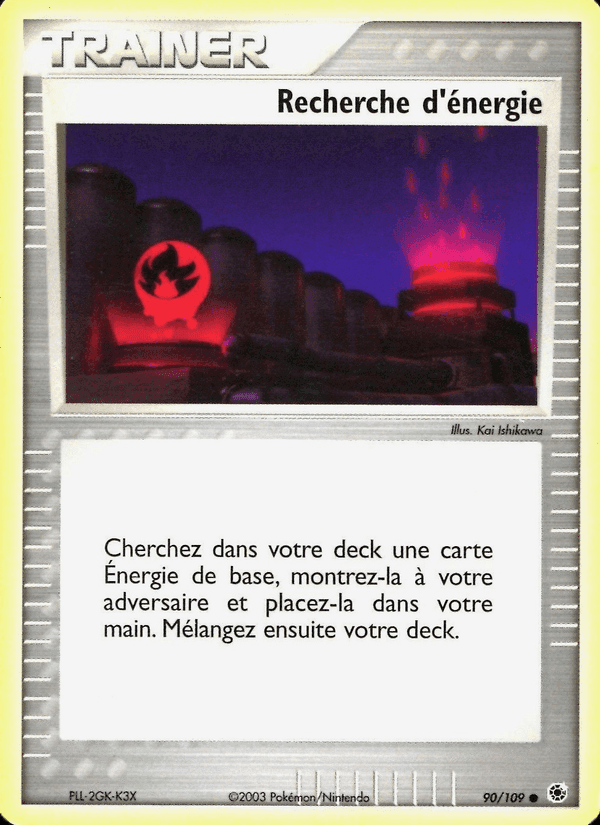 Recherche d'énergie, carta 90 di EX Rubis & Saphir