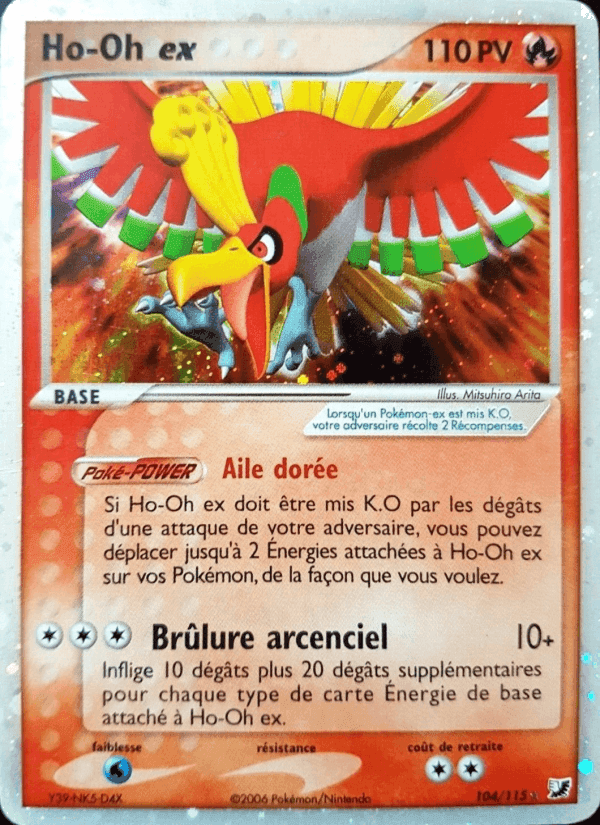 Ho-Oh ex, carta 104 di EX Forces Cachées