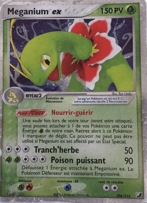 Meganium ex, carta 106 di EX Forces Cachées