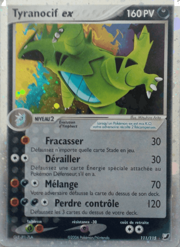 Tyranocif ex, carta 111 di EX Forces Cachées