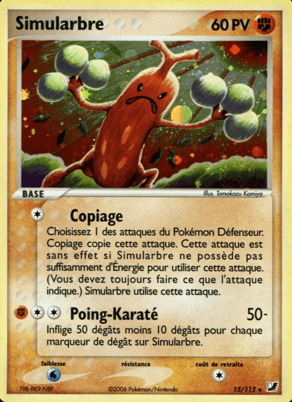 Simularbre, carte 15 de EX Forces Cachées
