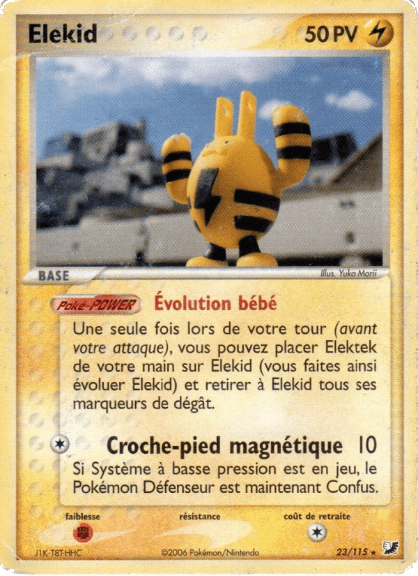 Élekid, carte 23 de EX Forces Cachées