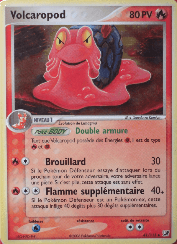 EX Forces Cachées の 41 番、Volcaropod