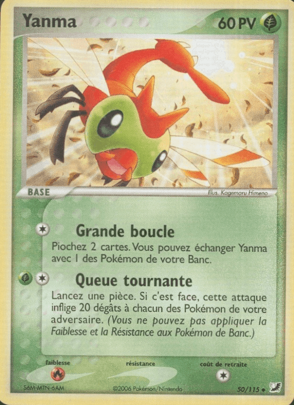 Yanma, carta 50 de EX Forces Cachées