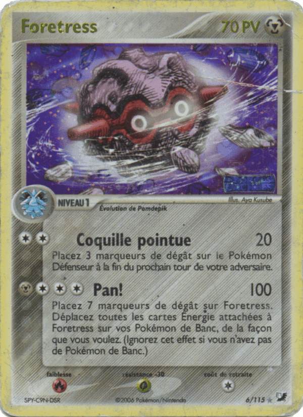 Foretress, carte 6 de EX Forces Cachées