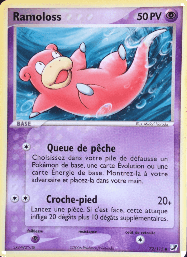 Ramoloss, card 72 from EX Forces Cachées