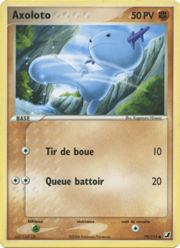 Axoloto, card 79 from EX Forces Cachées