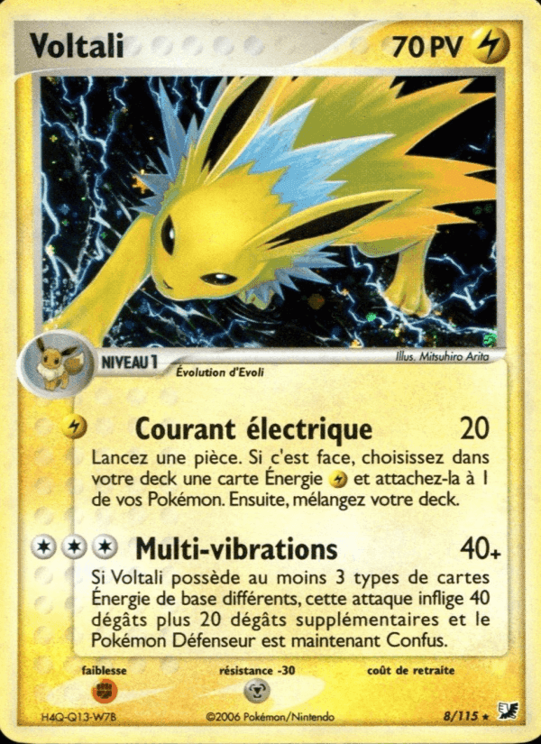 Voltali, carte 8 de EX Forces Cachées