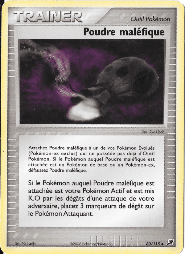EX Forces Cachées の 80 番、Poudre maléfique
