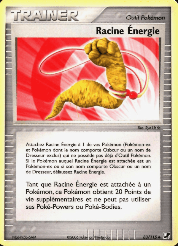 Racine Énergie, carte 83 de EX Forces Cachées