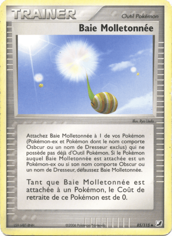Baie Molletonnée, card 85 from EX Forces Cachées