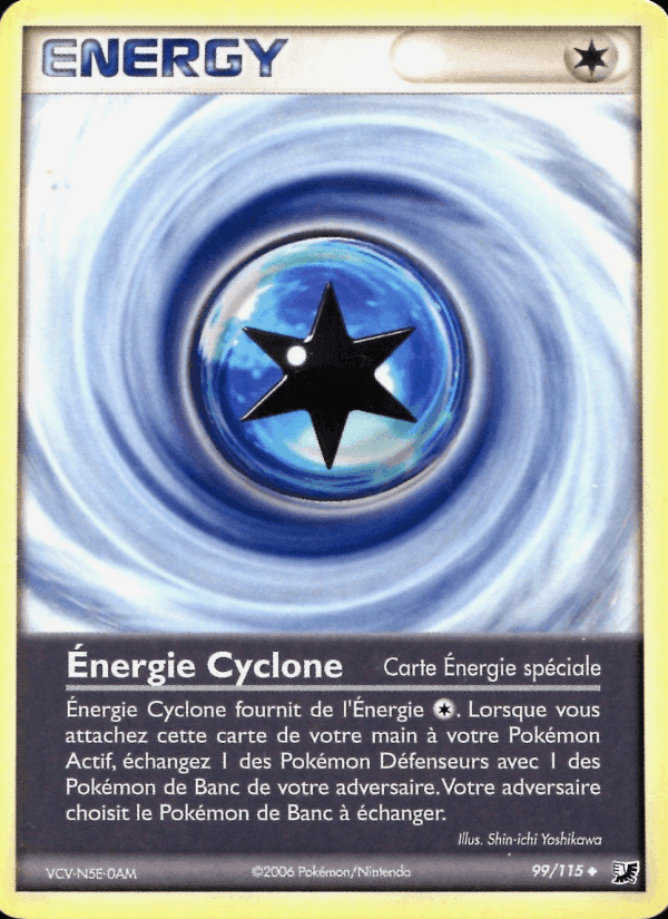 Énergie Cyclone, card 99 from EX Forces Cachées