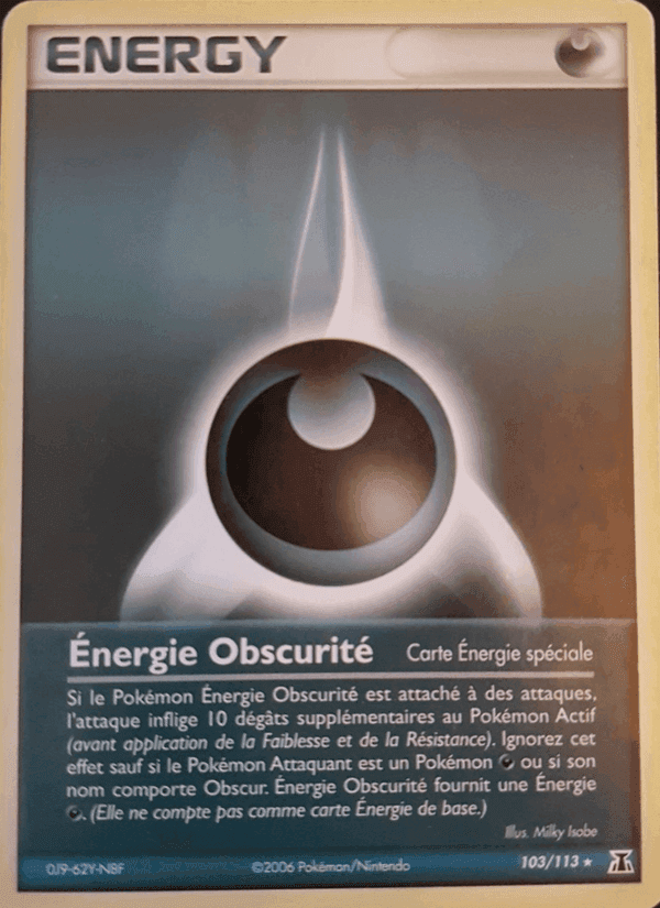 Énergie Obscurité, carta 103 de EX Espèces Delta