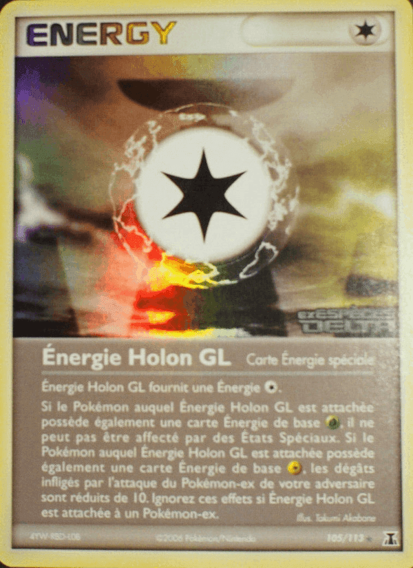 Énergie Holon GL, carte 105 de EX Espèces Delta