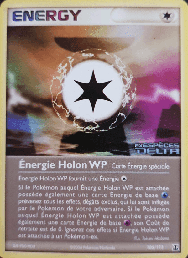 Énergie Holon WP, carte 106 de EX Espèces Delta