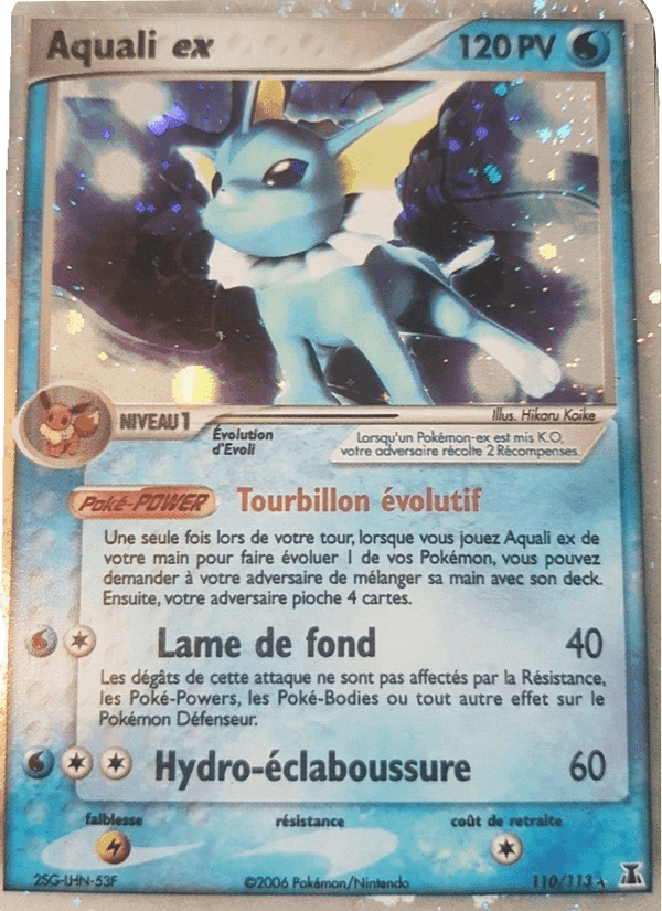 Aquali ex, carte 110 de EX Espèces Delta