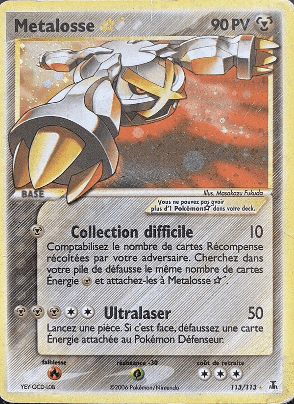 Metalosse ☆, carte 113 de EX Espèces Delta