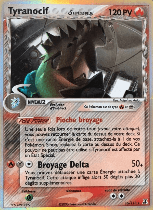 Tyranocif δ, carta 16 de EX Espèces Delta