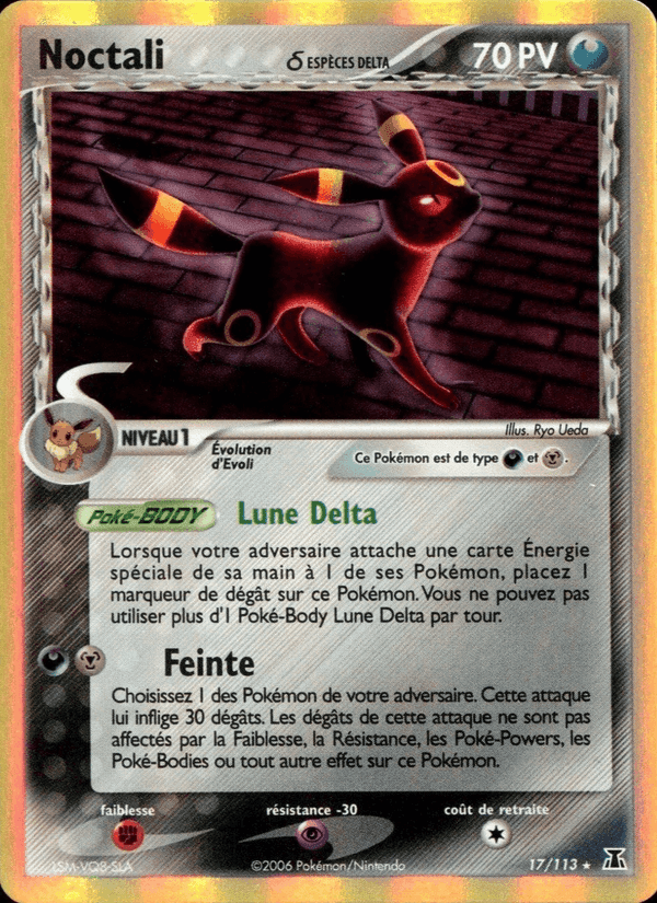 Noctali δ, carta 17 di EX Espèces Delta