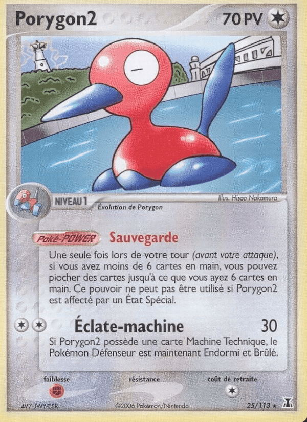 Porygon2, carta 25 di EX Espèces Delta