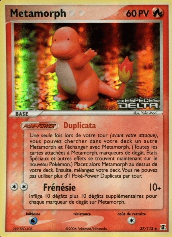 Métamorph, carta 37 di EX Espèces Delta