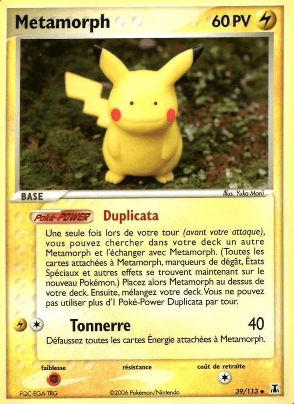 Métamorph, carta 39 di EX Espèces Delta