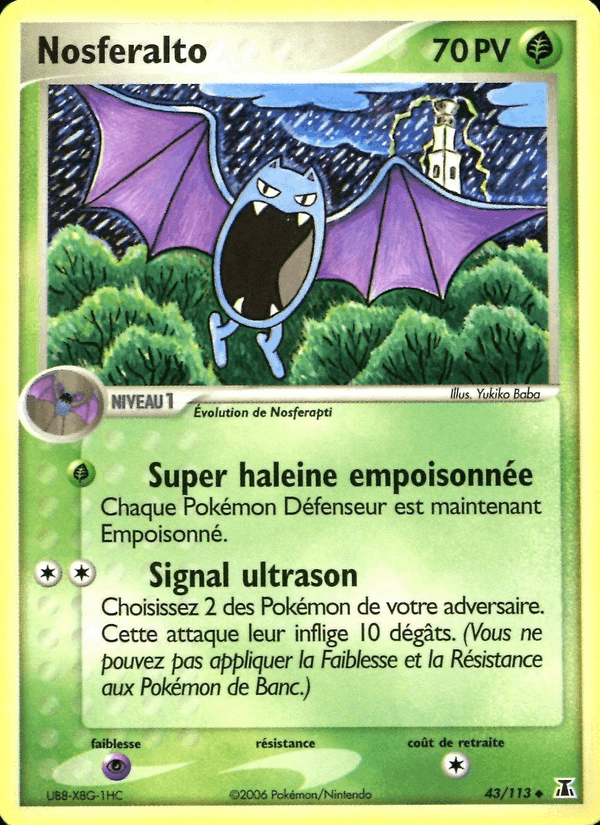 Nosferalto, carte 43 de EX Espèces Delta