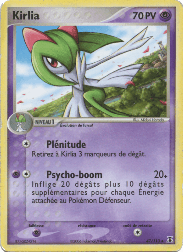 Kirlia, carte 47 de EX Espèces Delta